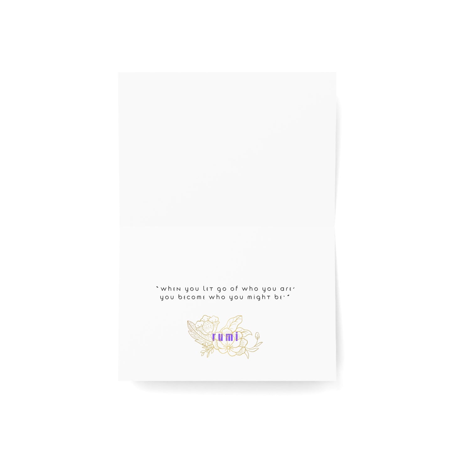 Greeting Cards (10, 30, & 50, 5" x 7" Double Coated), Earth 5D, Merkaba Art, Earth Chakra, Golden Age, Ascension, Digital Art, Christmas, Holiday Earth Day, Rumi Sufi Mystic Inspirational Poetry Quotes, Gift for Him or Her, by Divine Arts
