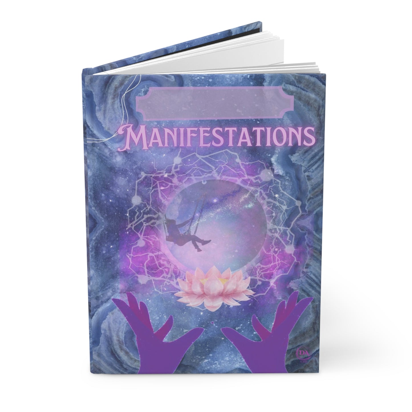 Manifestations Hardcover Journal — Guided Spiritual Manifesting Notebook by Divine Arts