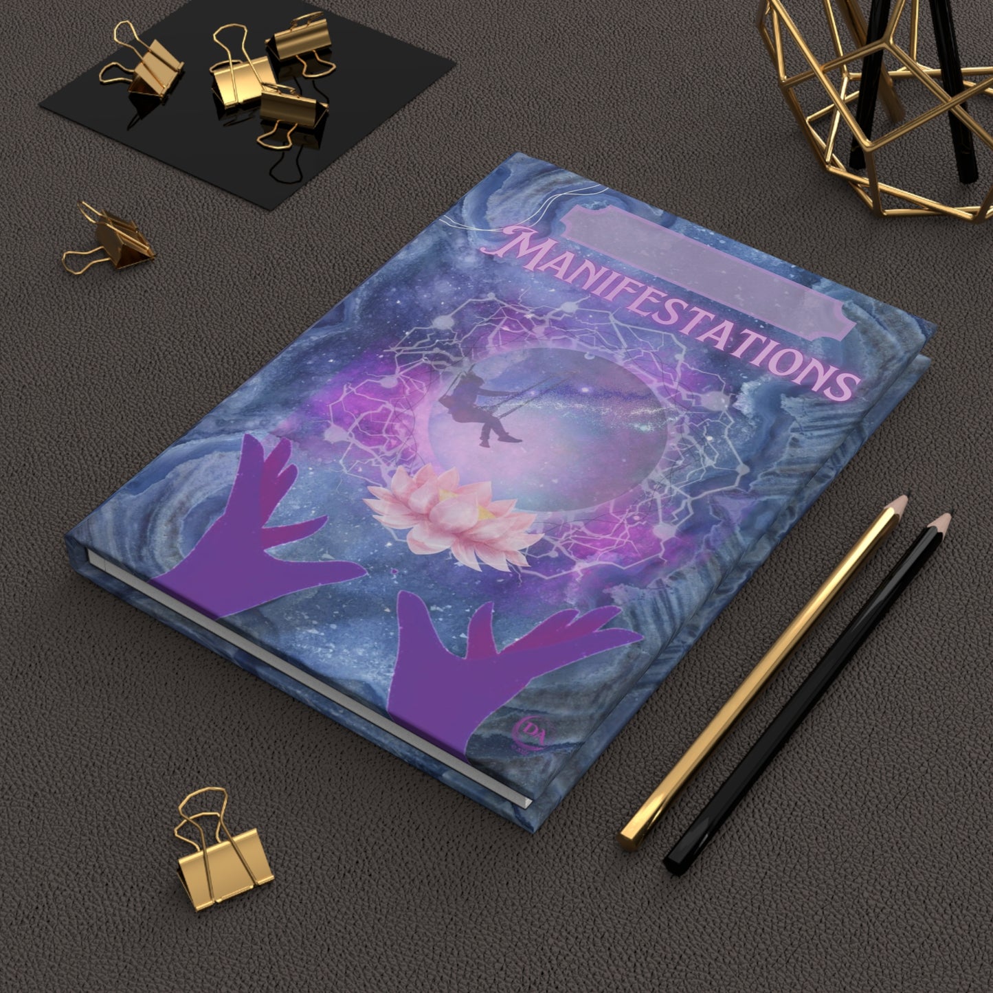 Manifestations Hardcover Journal — Guided Spiritual Manifesting Notebook by Divine Arts